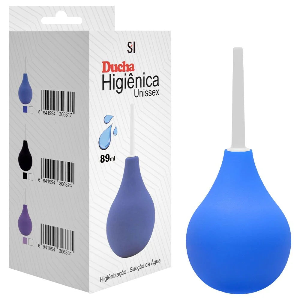 Ducha higienica unissex 89ml azul com a caixa
