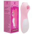 Estimulador de clitoris Henry formato de urso rosa da Youvibe com a caixa