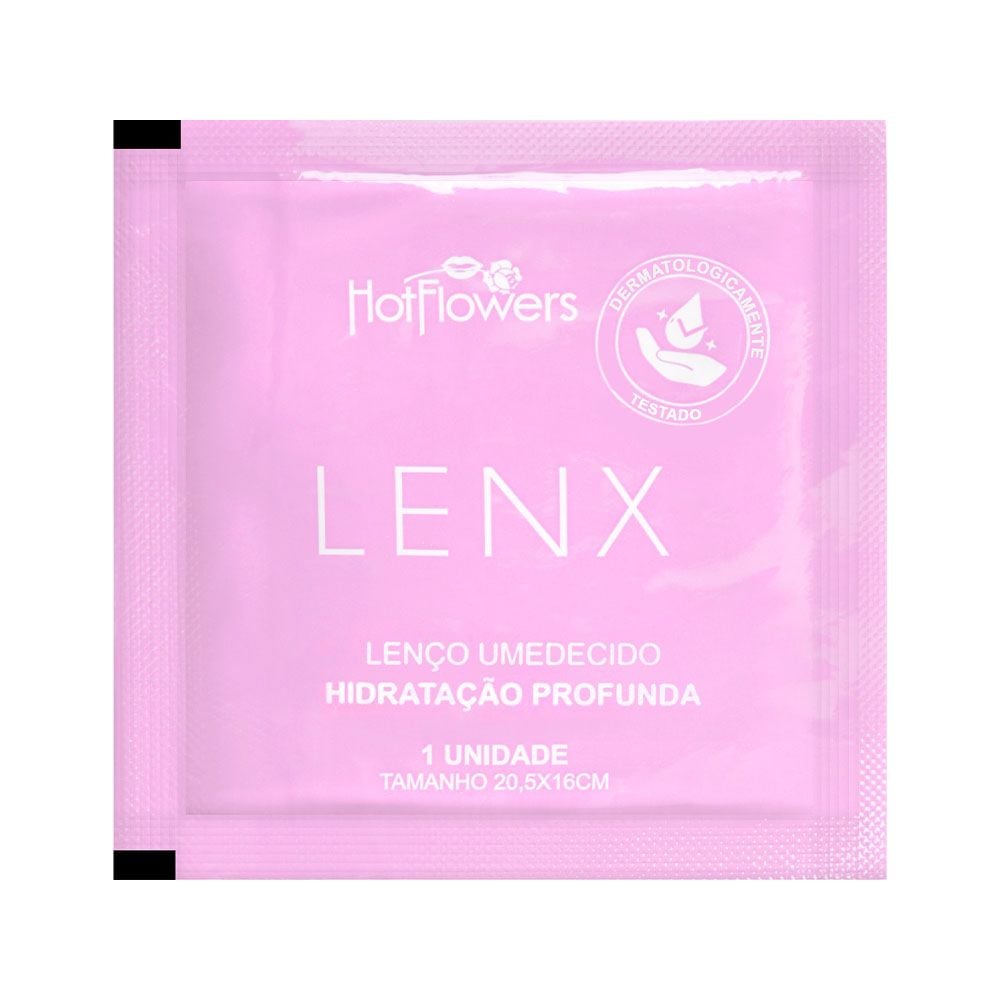 Lenx lenco umedecido hidratacao profunda Hot Flowers