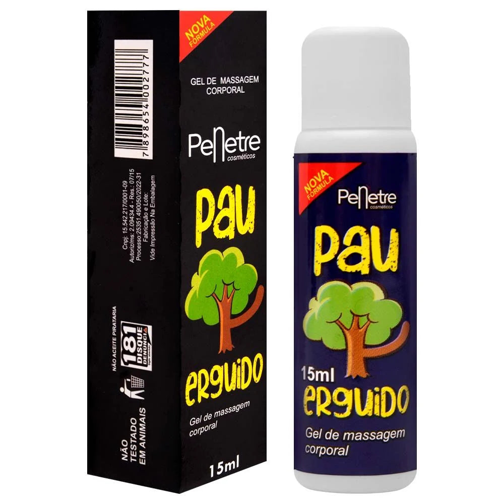 Gel para erecao Pau Erguido 15ml Penetre com a caixa